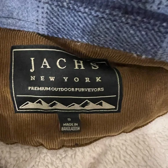 Jachs Blue and Brown Plaid Jacket - Picture 3 of 3